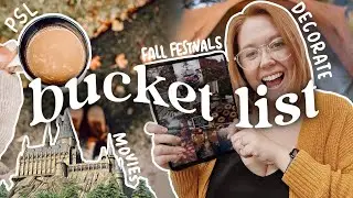 Things to do as a Family this Fall 🍂 My October Bucket List 2023