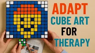 How Rubik's Cube Art Makes Therapy Fun for All Ages!