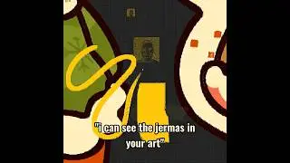 jerma brush jumpscare? #deltarune #dandysworld #art #animation