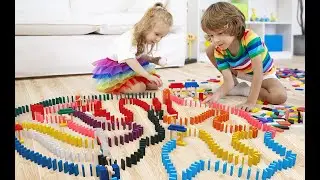 Lewo 1000 PCS Dominoes Set for Kids