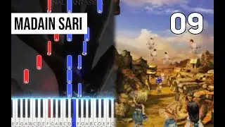 TPR - Madain Sari (from Memoria) - 09 - Final Fantasy IX Piano Tutorial | Note Chart