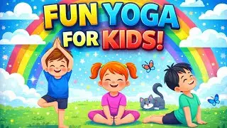 Yoga for Kids| Fun Yoga Poses for Children |Adkidsverse #yoga #treepose #cobrapose #butterflypose 