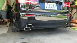 ISF Exhoust sound PPE header, deleted  cats/resonator, stock mufflers.