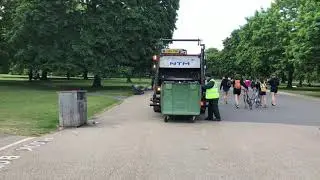 Mini Garbage Truck NTM Rearloader at Hyde Park 🚮