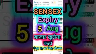 Sensex tomorrow prediction | 5th August market prediction #sensex