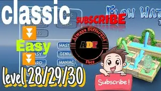 Flow water game/classic easy level 28,29,30 solve 🫨🫨#share #instagram #gaming #fypシ 