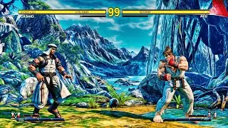 Street Fighter 5 | Rashid vs Ryu | PC Gameplay 4K