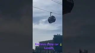 Emirates cable car 🚡, London. #emirates #welcometolondon #nature #travel #viralshorts