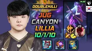 Lillia Jungle Build Canyon Liandry's Torment Conqueror - LOL KR Challenger Patch 14.16