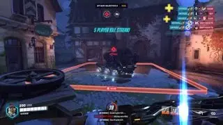 Easiest hanzo teamkill in my life (overwatch 2)