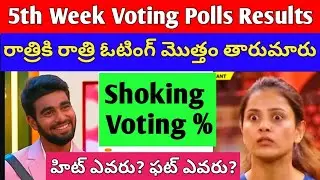 Bigg boss 9 telugu 5th week voting polls results | Bigg boss 9 telugu promo | &lrm;⁨@BigstarBunny⁩