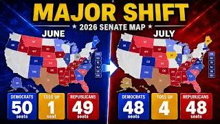 SHOCKING 2026 Senate Map: New July Data Shows Major Shift
