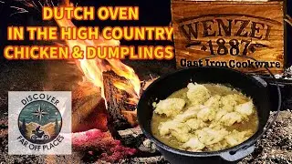 Dutch Oven Chicken and Dumplings (Recipe in Description)