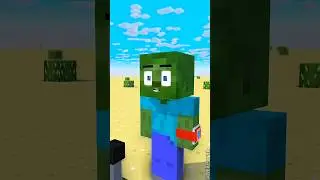 When Zombie Trying To Help Saja And His Team  ( Hindi ) #minecraft #animation #trending #ytshorts