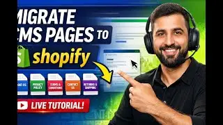 How to Migrate CMS Pages to Shopify | About, Contact, Terms, Privacy & More (LIVE)
