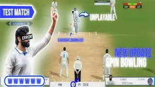 🔥Real Cricket 24🏏 bowling tips Test Match🥵🔥||Get all 10 wickets||Real Cricket 24 🏏|| New Update