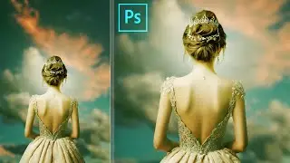 EASY Fantasy Scene - Photoshop Photo Manipulation