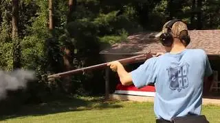 SHOOTING AN 1842 MUSKET!!!!!