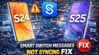 Исправление проблемы с синхронизацией сообщений Smart Switch с Samsung S24 на S25