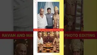 Ravan and Mahatma Gandhi Ai Photo Editing Prompts #shorts