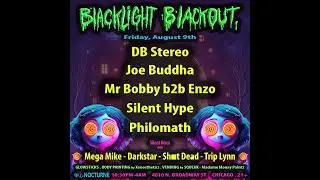 Joe Buddha :: Blacklight Blackout :: August 9th 2024