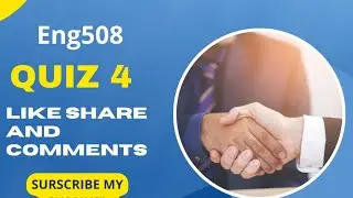 Eng508 Quiz 4  live attempt 2024 ||eng508 Quiz solutions 100% correct