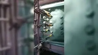 COLO-800D Automatic Powder Coating System for Batch Coating Fan Blade