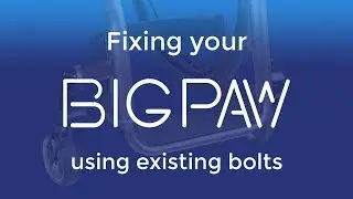 Bolt fixing of BIGPAW