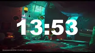 13 minutes 53 seconds [833 secs] clock timer countdown || Alarm Focus || Chill Music