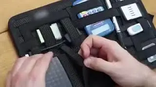 Elastic Storage Plate Board Organizer Case Data Cable Power Pack Charger Digital Organizer