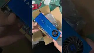 Unboxing & Installation AMD Radeon Pro WX 4100 4GB GDDR5 128 bit Graphics Card Low Profile #gpu #amd