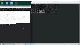 Python Clear Screen and Show Time - Minimodem