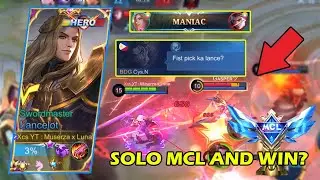 SOLO MCL MALAH KETEMU ORANG FILIPINA ?! AJANG PEMBUKTIAN TOP GLOBAL LANCELOT MUSERZA - MLBB