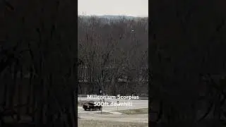500ft downhill park job with my #Millennium Scorpius #discgolf