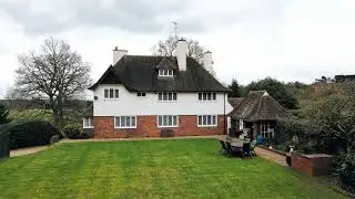 Aerial Tour of Substantial Edwardian Home in Brocton
