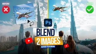Blend Two Images in Photoshop | Quick & Easy Photo Editing Tutorial