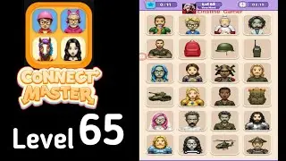 Connect Master Match Puzzle level 65 very hard Guide Walkthrough Solution