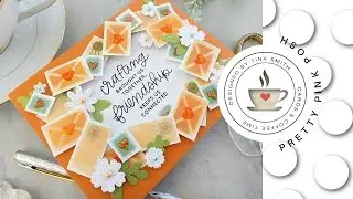 Pretty Pink Posh | Layered Letters for a Crafty Friend Card