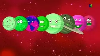 Round Dancing Planets In The Solar System Effects | The Planets Song 