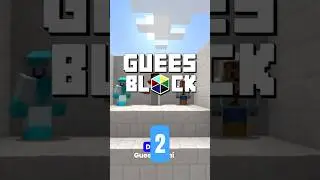 Guess Block 2 #minecraft#edit #guessinggame #minecraftchallenge