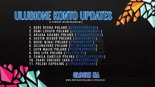 Pop Crave AWARDS 2018 - Ulubione Konto Updates
