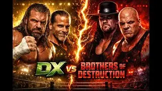DX vs Brothers of Destruction | Triple H & Shawn Michaels vs Kane & Undertaker