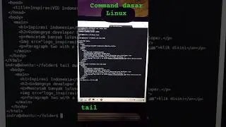 Command dasar Linux tail #devops #belajardevops