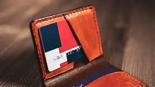 Italian Leather Wallet, Small Card Case, How to Making - DIY / Tutorial