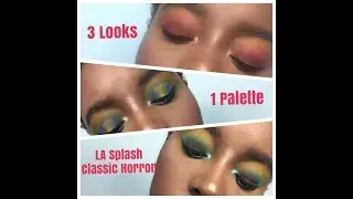LA Splash Classic Horror Palette: 3 Looks 1 Palette// MakeupnTravel