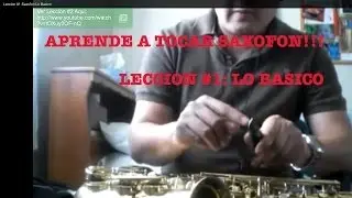 Saxofon Para Principiantes #1 LO MAS BASICO