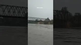 Akhnoor Jammu 🌧️ #akhnoor #jammu #jammu_kashmir #chenab #chenabrailbridge #chenabrailwaybridge
