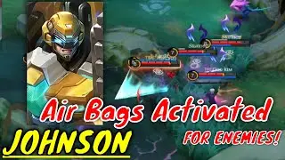 Johnson Gameplay 2024 | Johnson Build and Emblem | Mobile Legends: Bang Bang