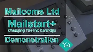Changing the ink cartridge for a Mailstart Plus (+) Franking Machine