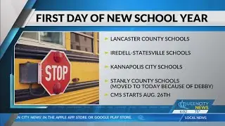 Five area districts head back to school on Monday